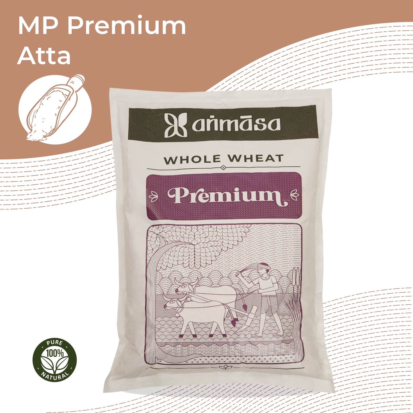 Whole Wheat (MP) Premium Atta