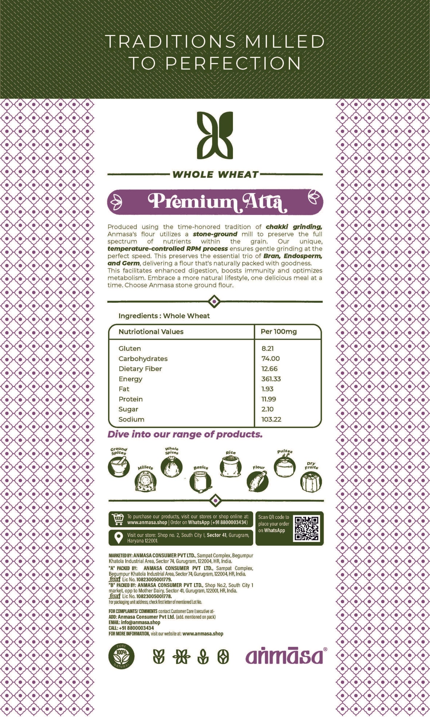 Whole Wheat (MP) Premium Atta