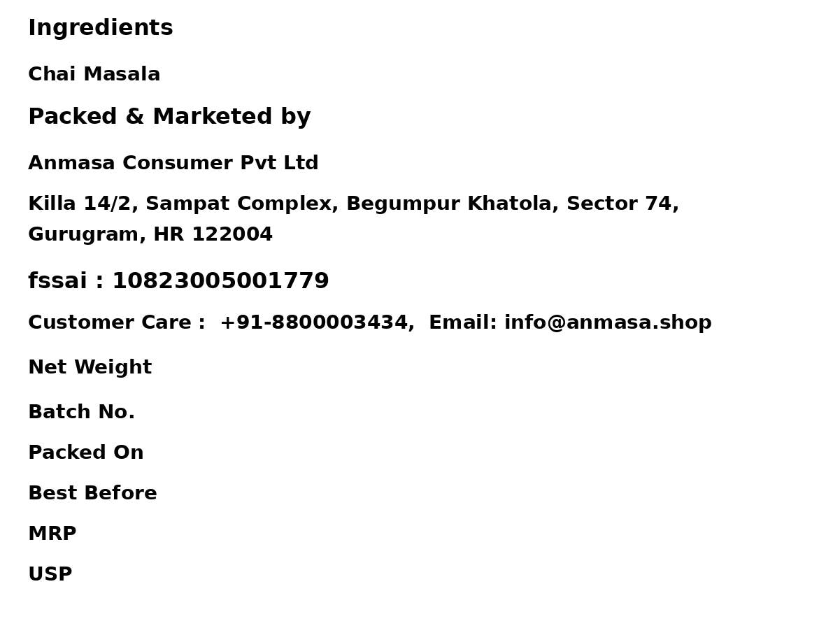 Chai Masala