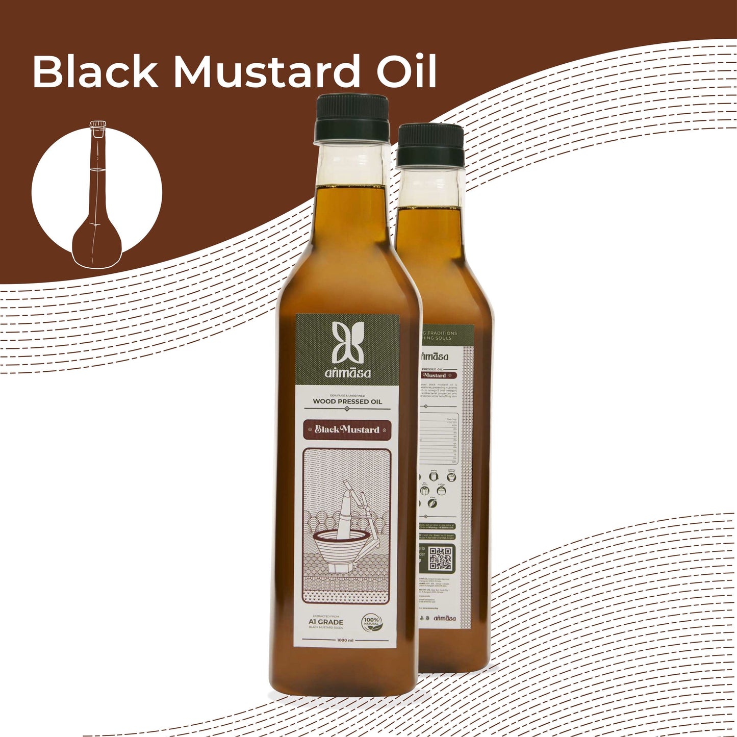 Wood Pressed Black Mustard Oil