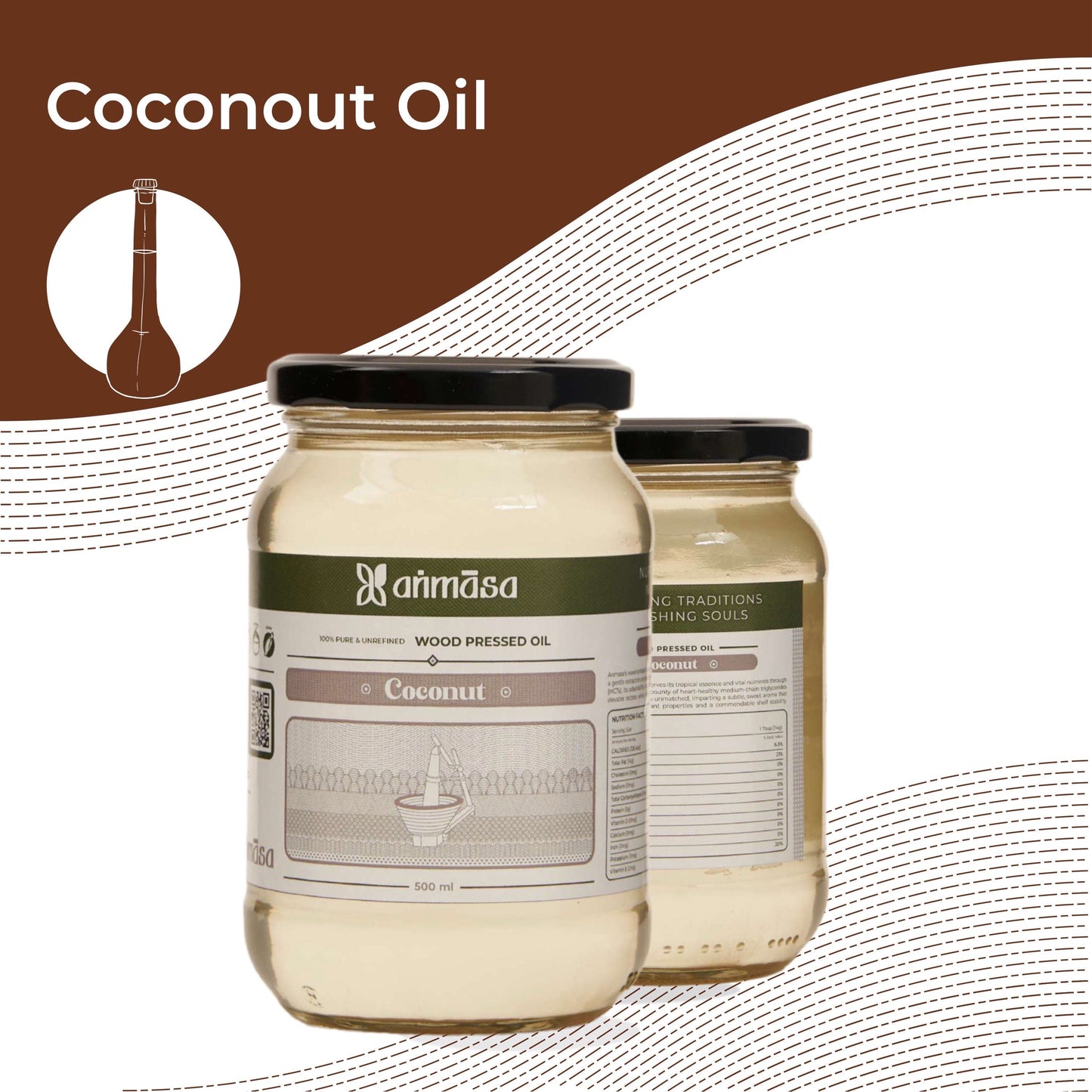Wood Pressed Coconut Oil