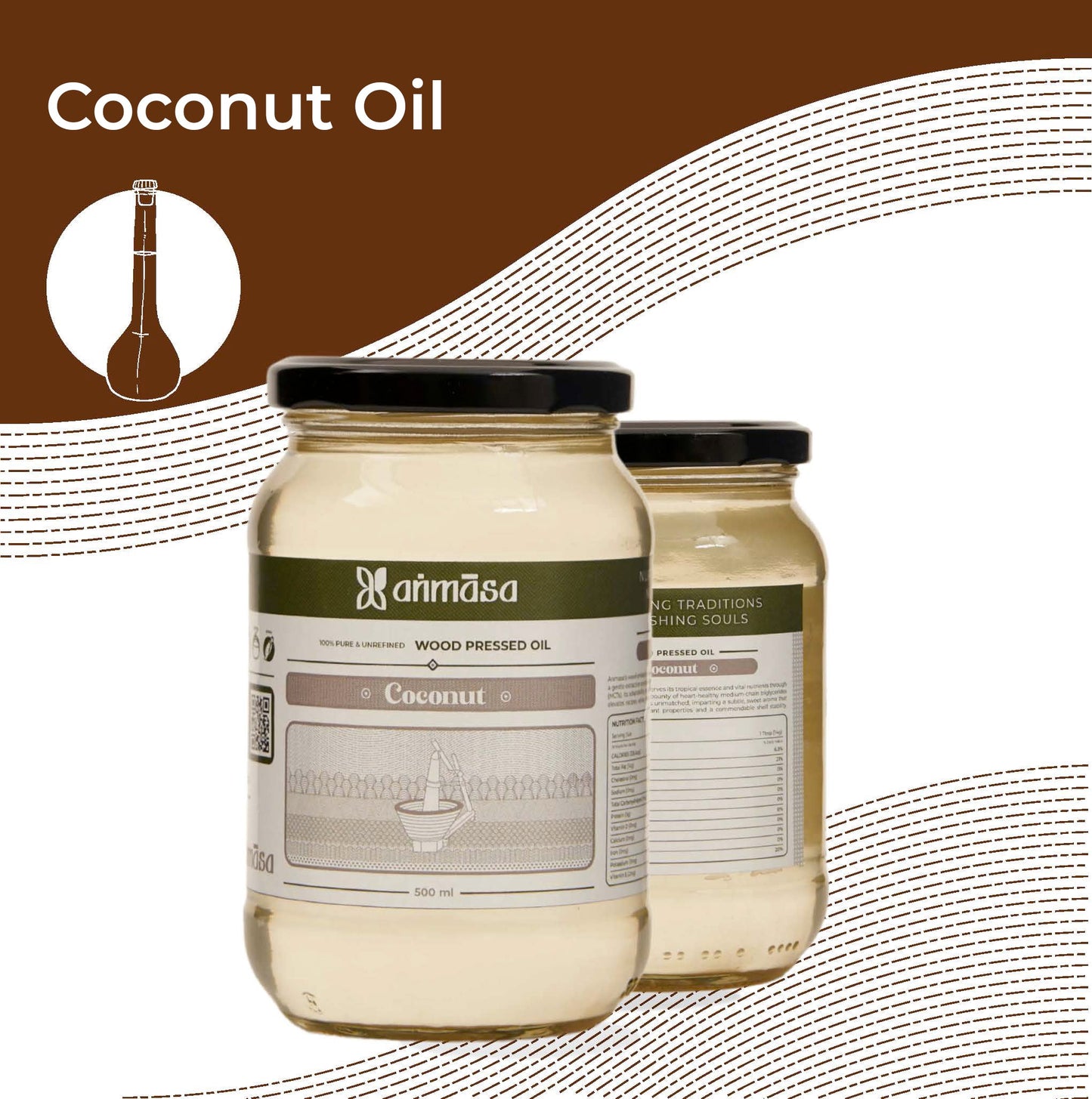 Wood Pressed Coconut Oil