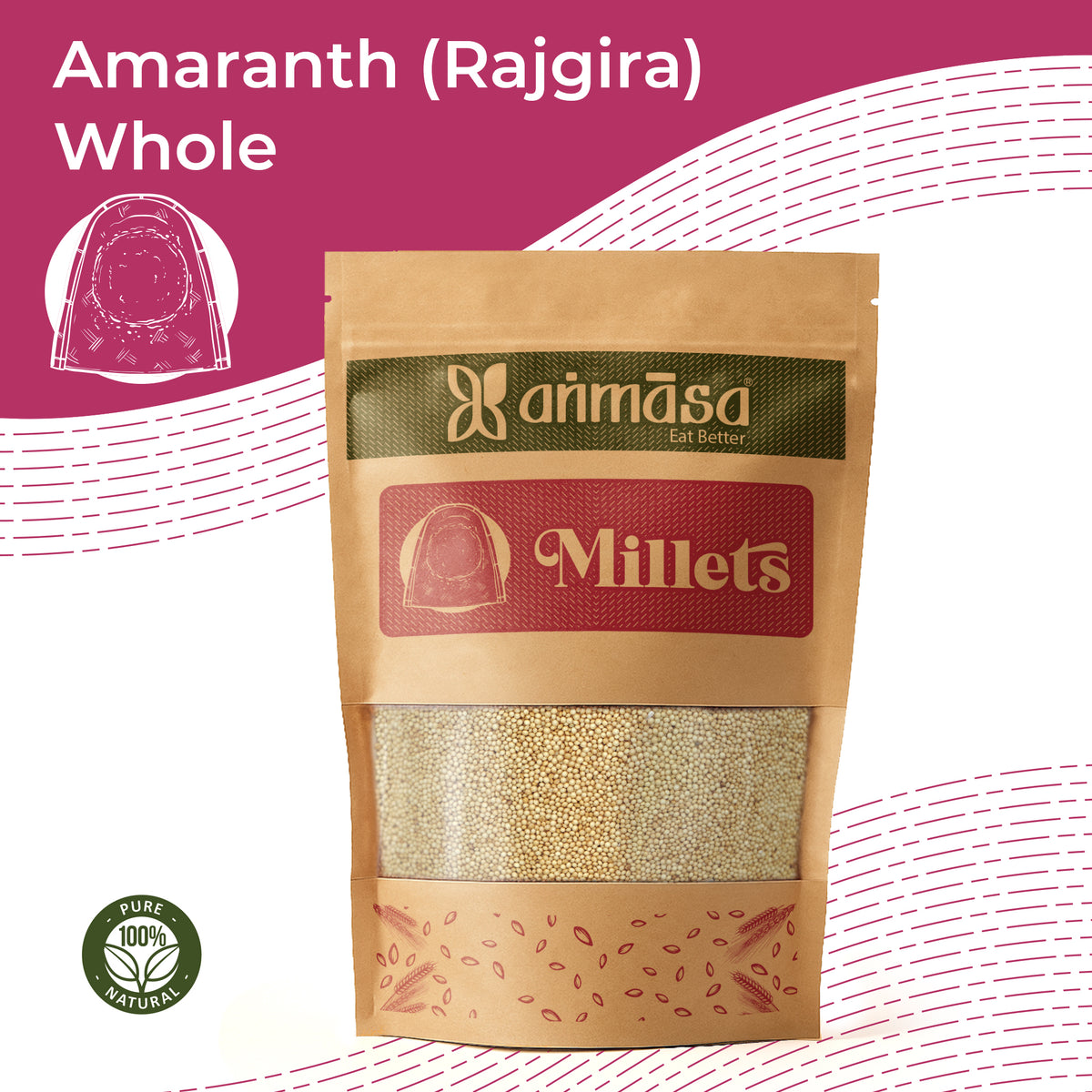 Amaranth (Rajgira) - Whole.
