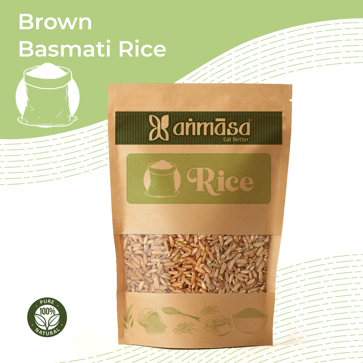 Brown Basmati Rice.
