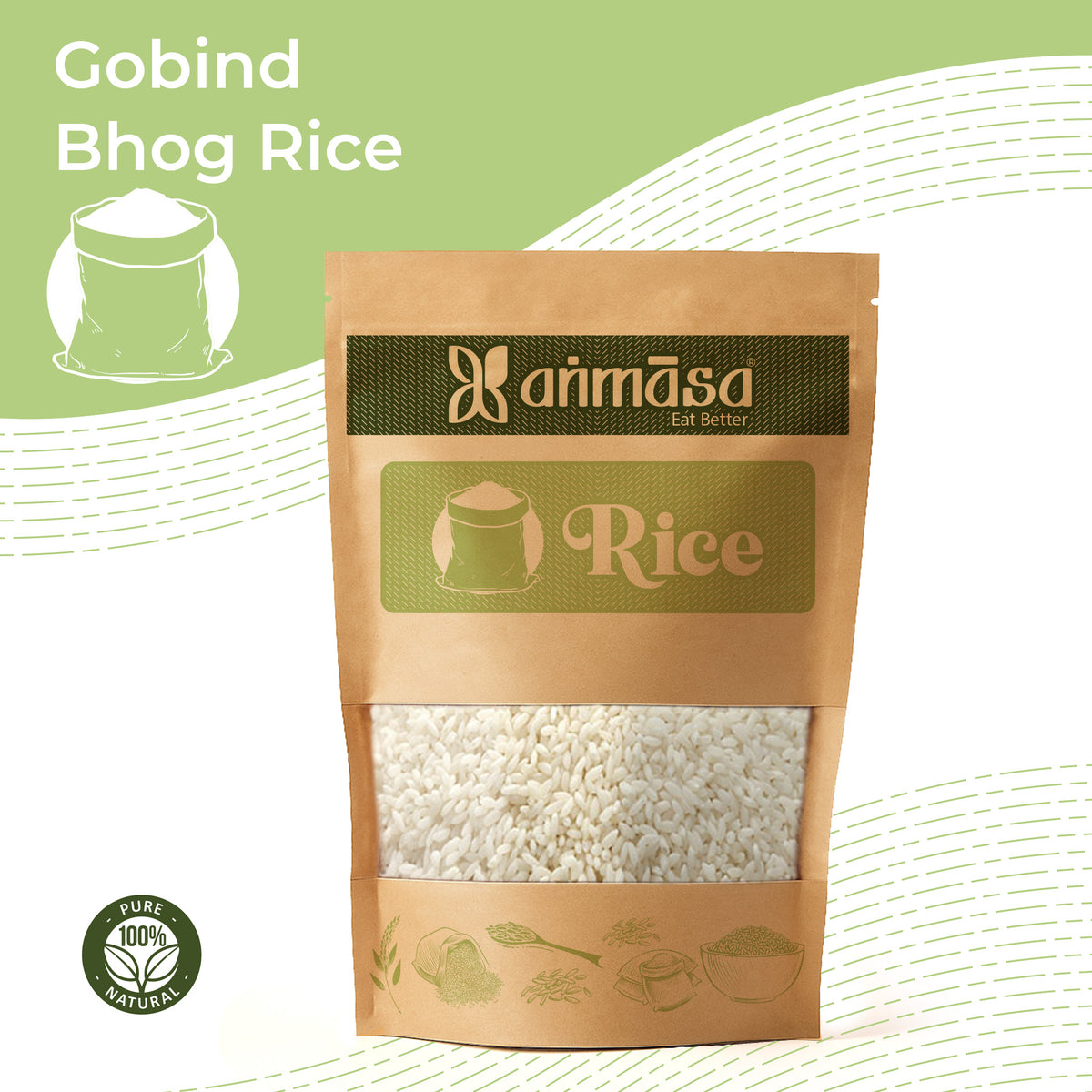 Gobind Bhog Rice.