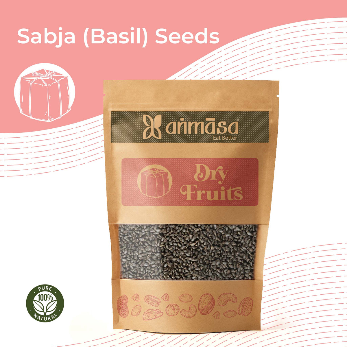 Sabja (Basil) Seeds.
