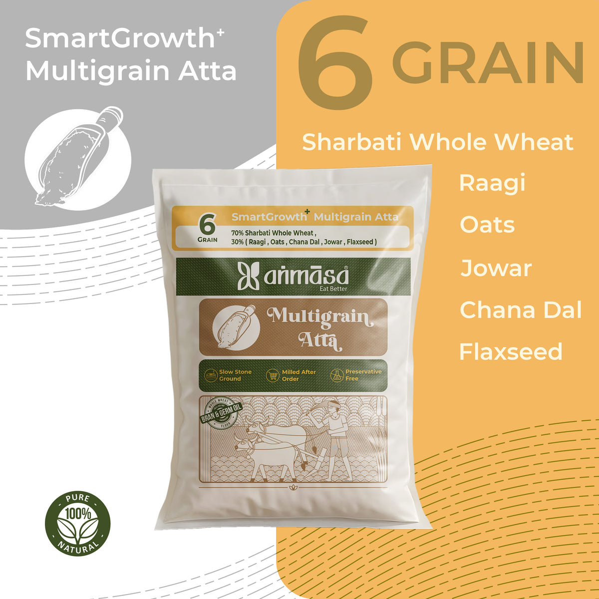 Multigrain Atta Smartgrowth.