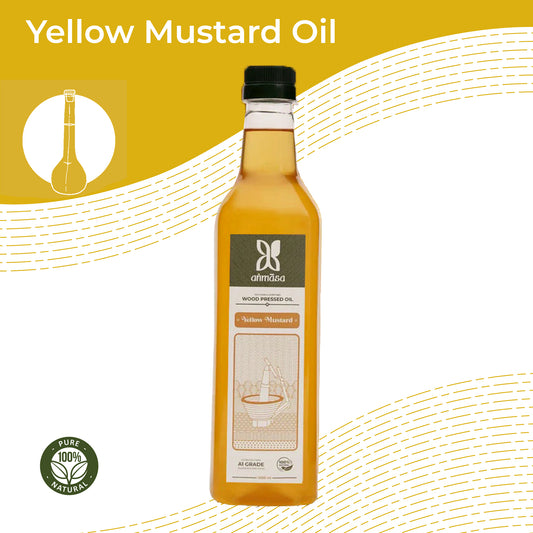 Wood Pressed Yellow Mustard Oil