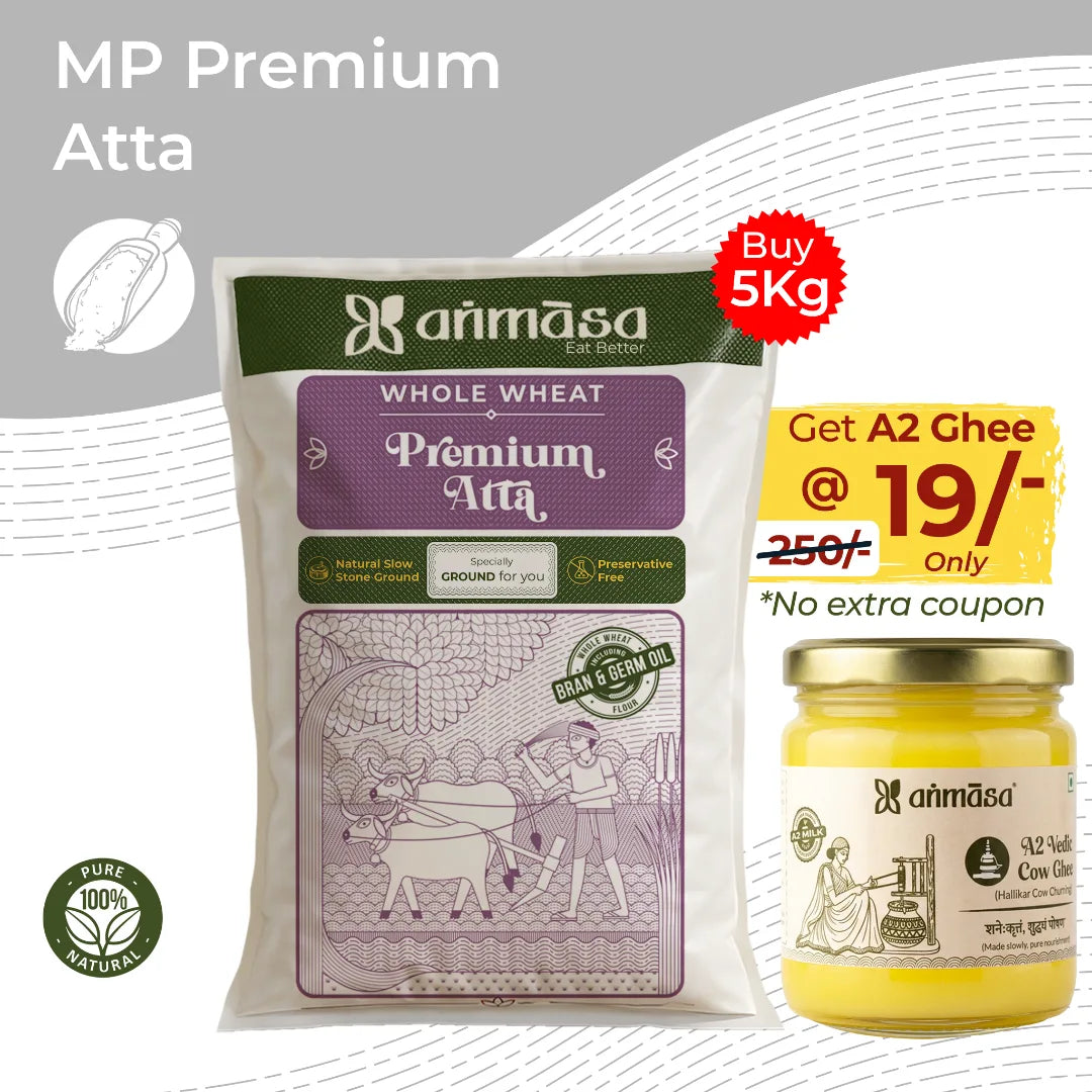 MP Premium Atta + A2 Ghee Combo