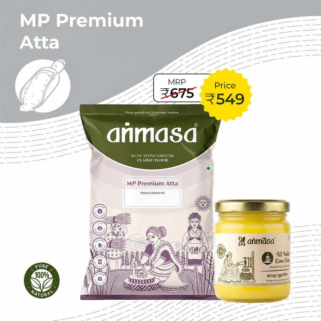 5 kg MP Premium Atta + 100 ml Ghee