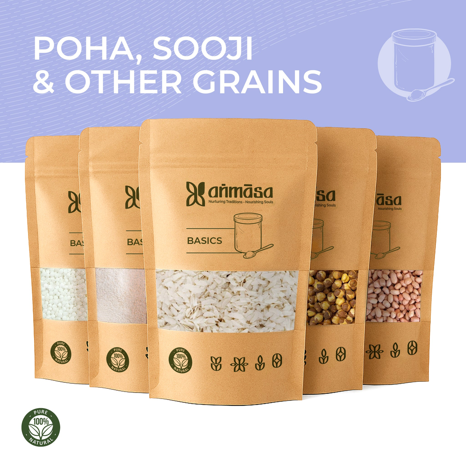 Poha, Suji & other Grains