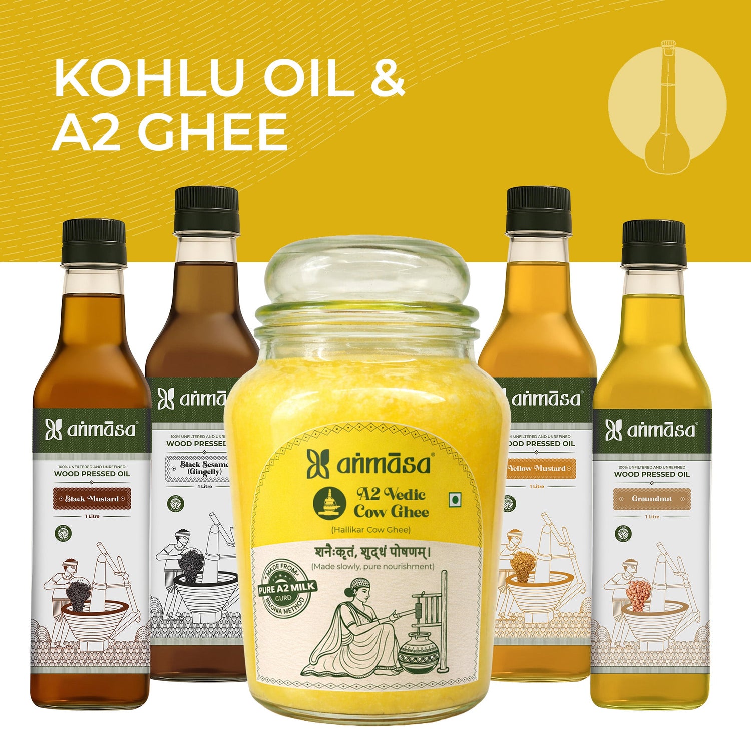 Kohlu Oil & A2 Ghee