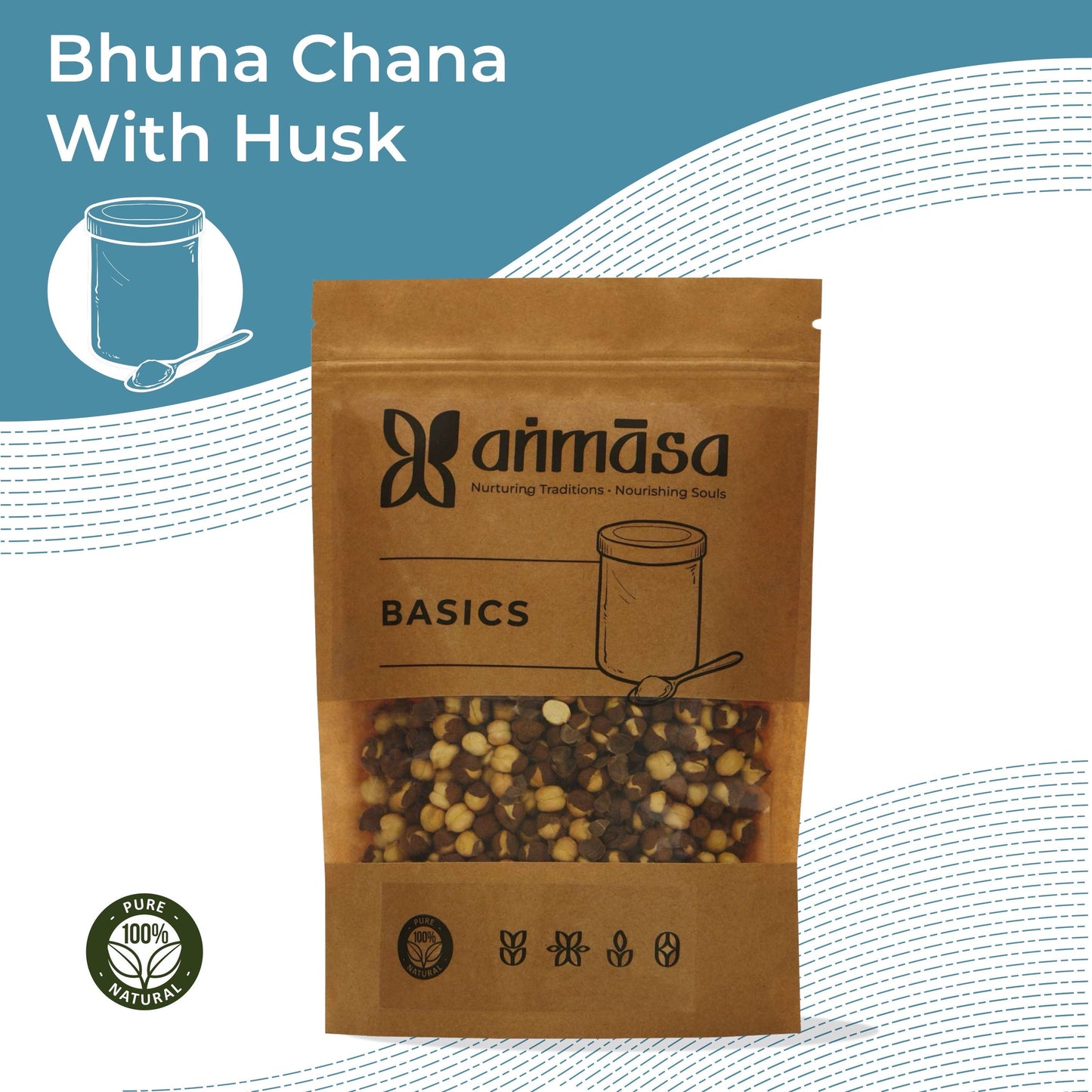 Bhuna Chana Without Husk