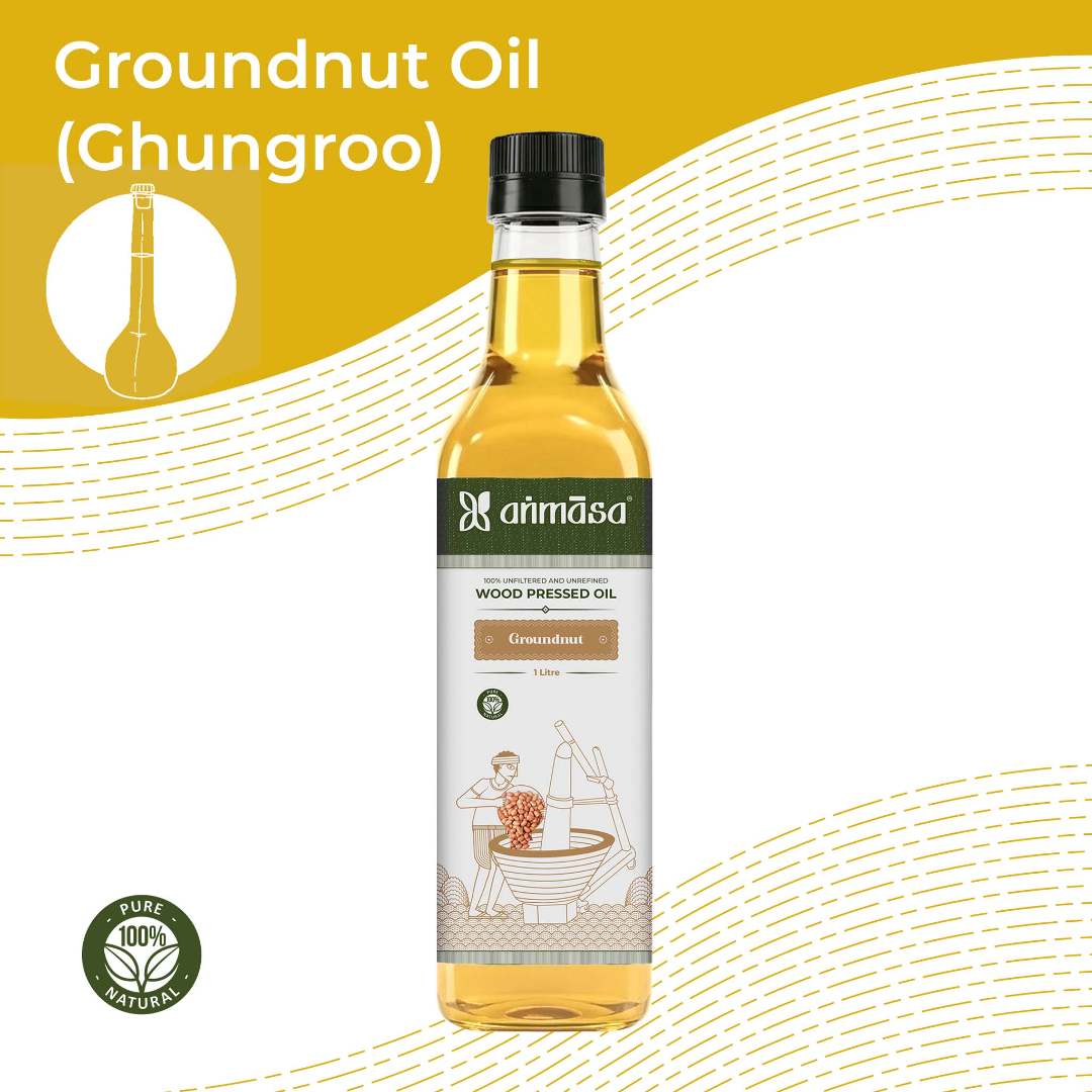 Wood-Pressed Groundnut/Peanut Oil