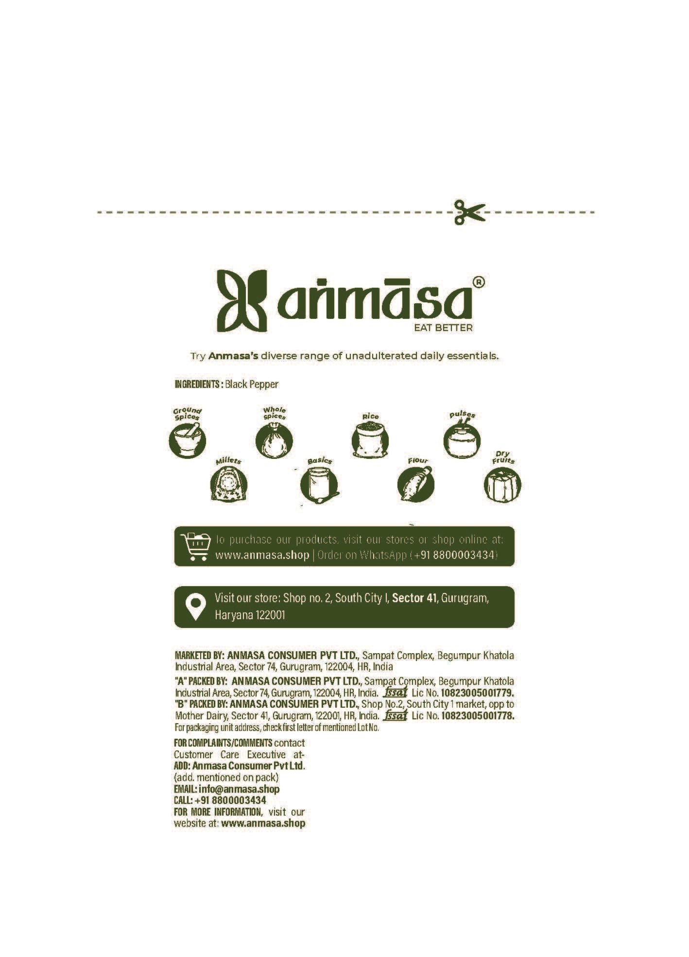 Black Pepper (Whole)