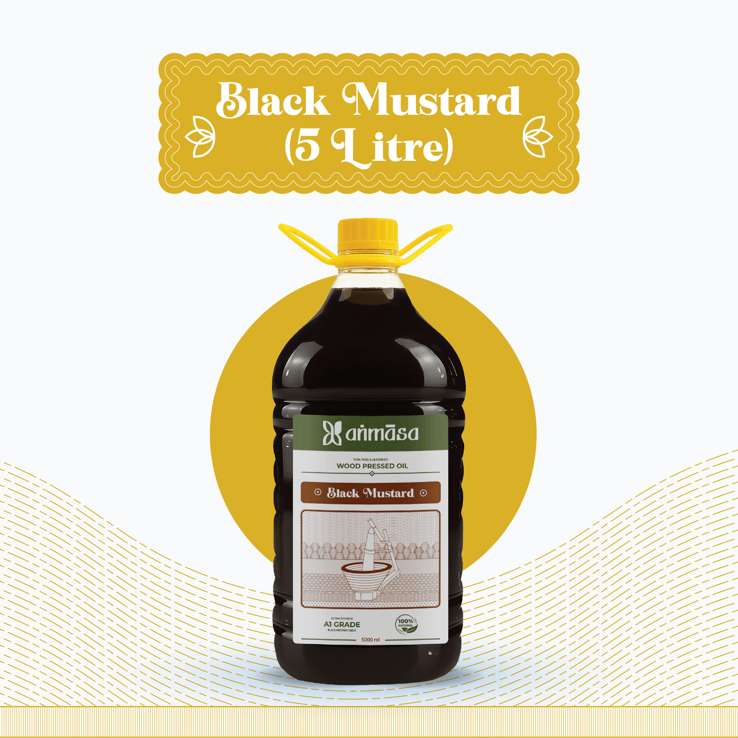 Wood Pressed Black Mustard Oil