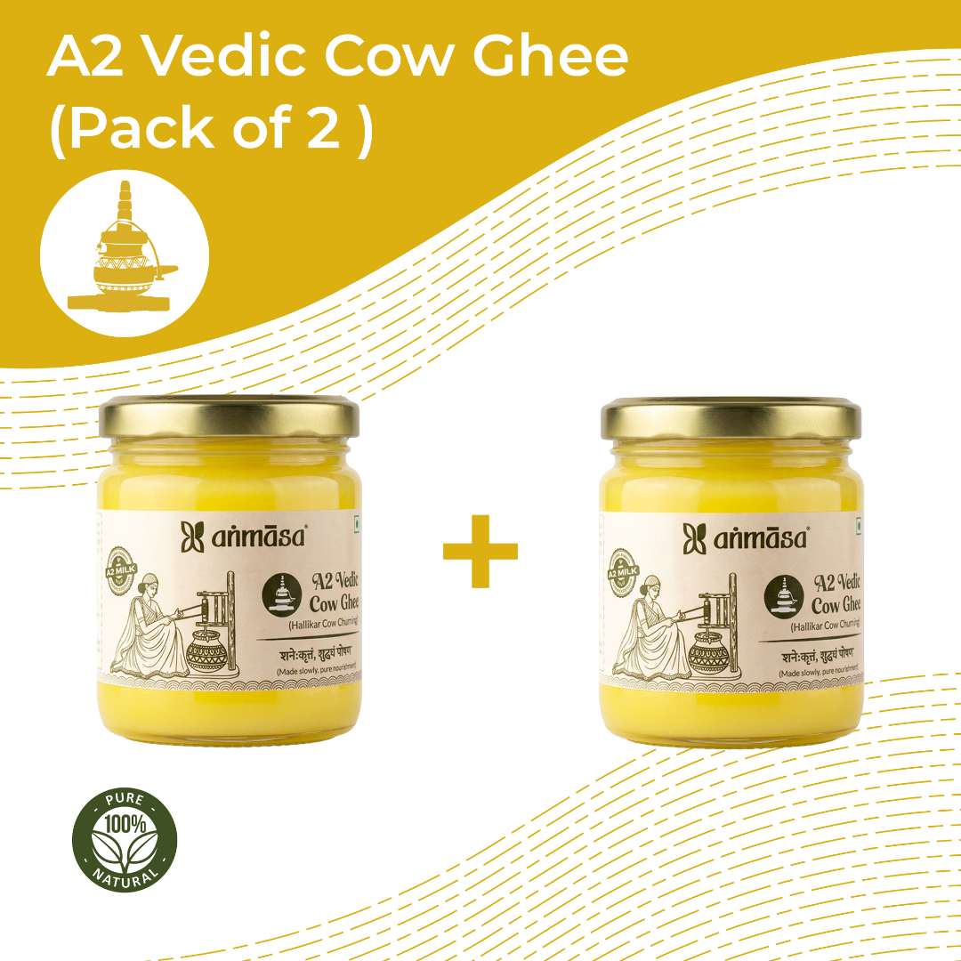 A2 Hallikar Cow Ghee 100 ml (Pack of 2)