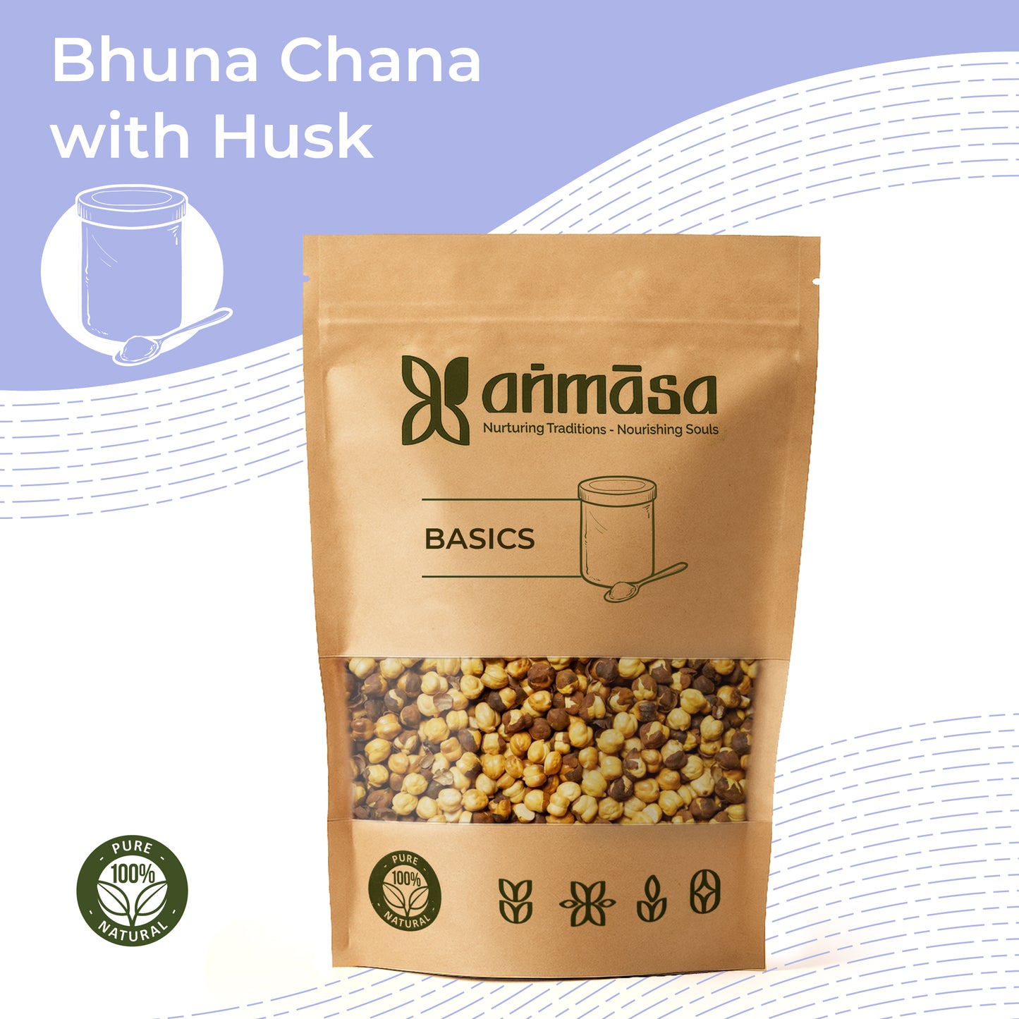 Bhuna Chana With Husk