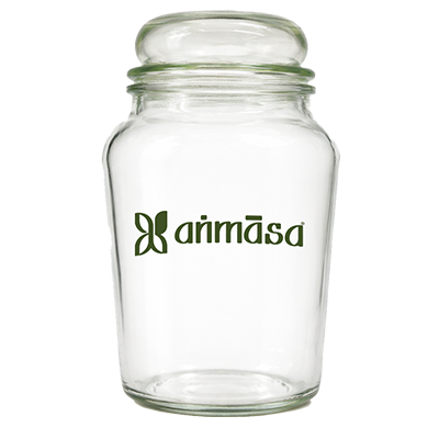 Round Glass Jar