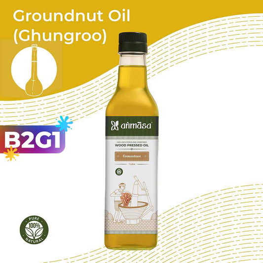 Wood-Pressed Groundnut/Peanut Oil