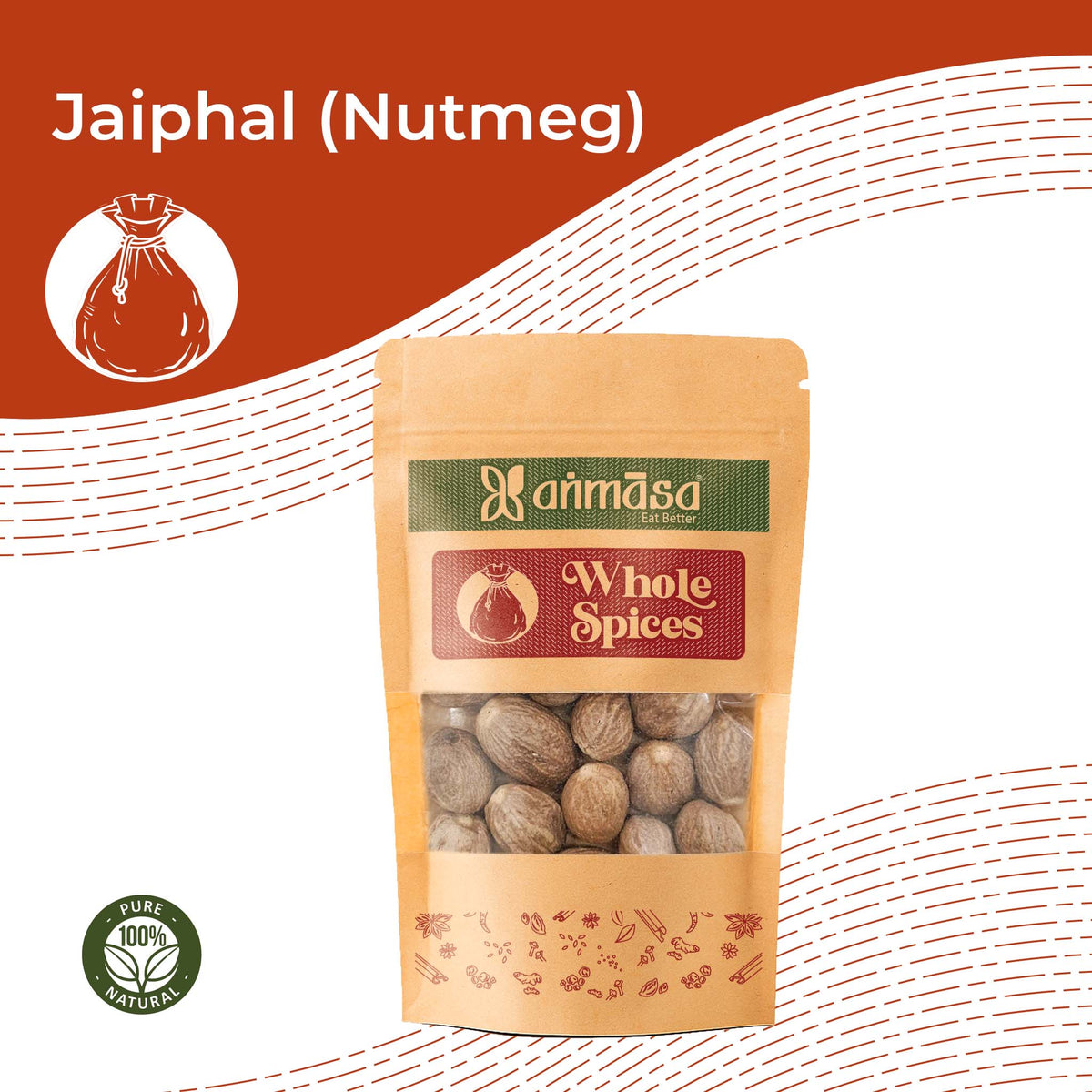 Jaiphal (Nutmeg).
