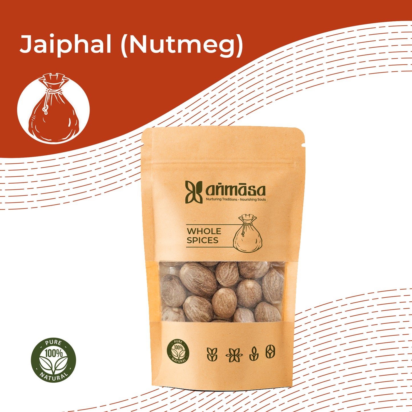 Jaiphal (Nutmeg)