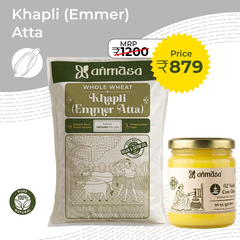 Whole Wheat Khapli Atta