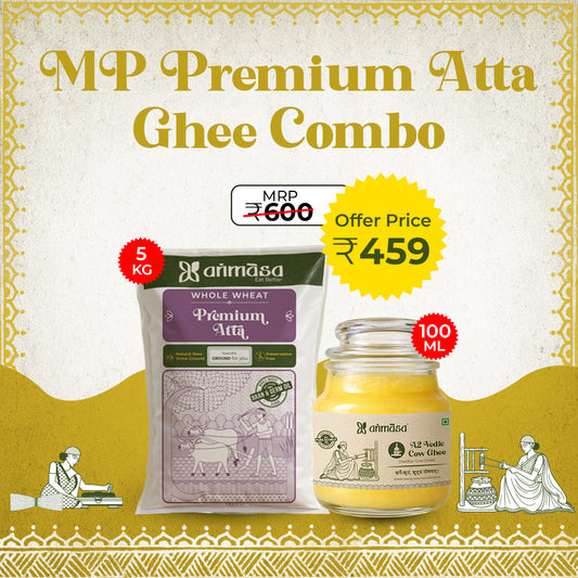 MP Premium Atta + A2 Ghee Combo