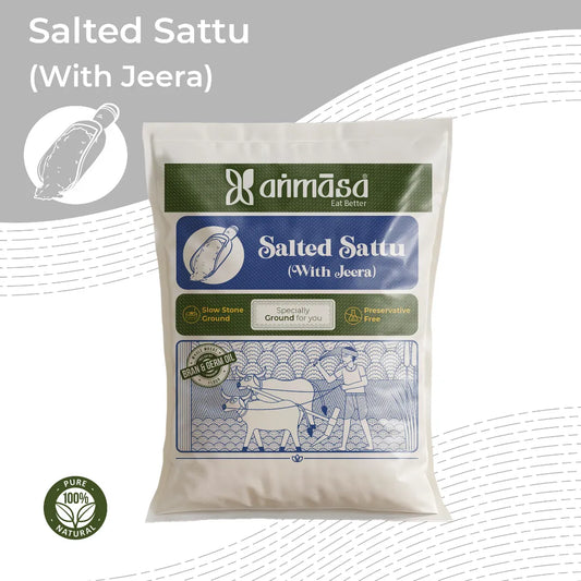 Salted Sattu With Jeera