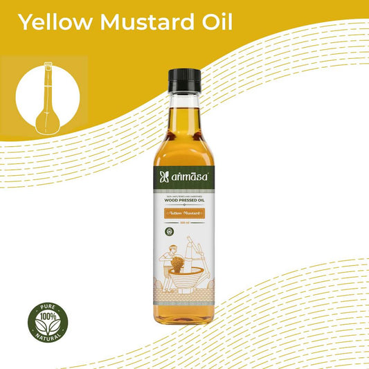 Wood-Pressed Yellow Mustard Oil.