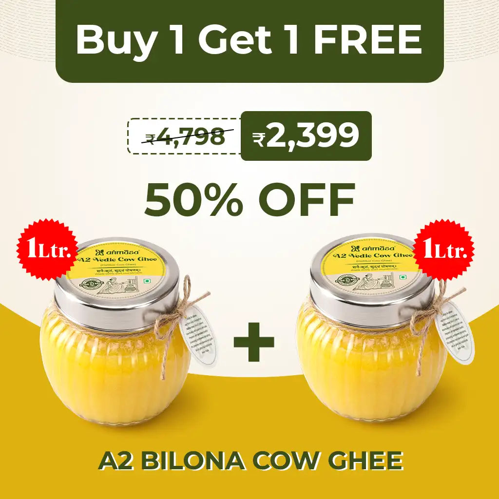 1 L, A2 Hallikar Cow Ghee (BOGO Offer)