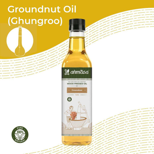 Wood-Pressed Groundnut/Peanut Oil