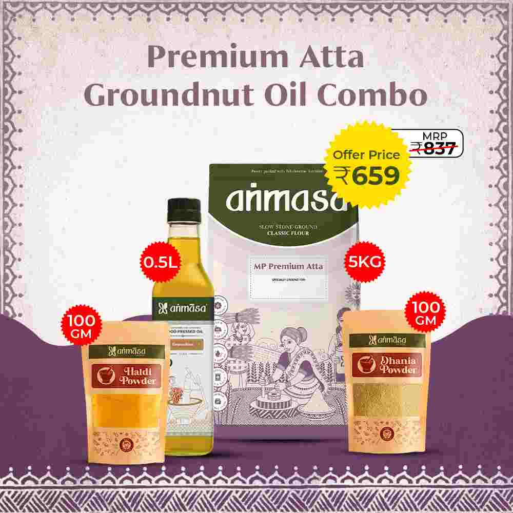 Premium Atta Groundnut Oil Combo