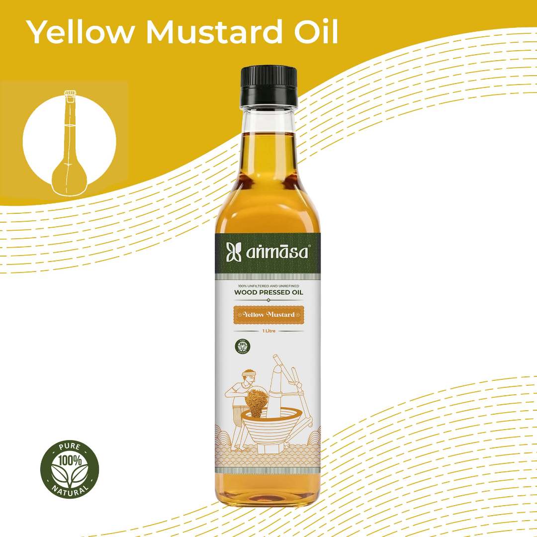Wood-Pressed Yellow Mustard Oil