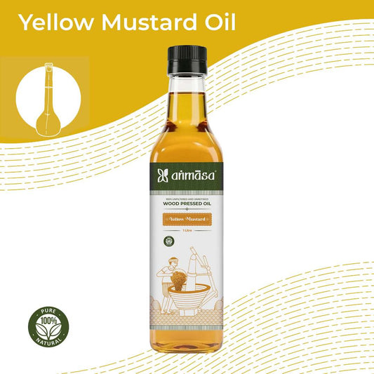 Wood-Pressed Yellow Mustard Oil