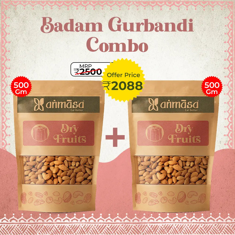 Badam Gurbandi 500 gm (Pack of 2)