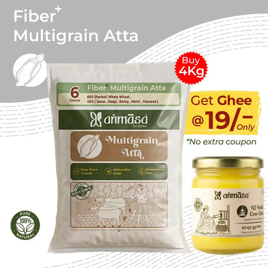Multigrain Atta Fiber+ + A2 Ghee Combo