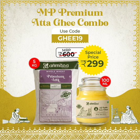 MP Premium Atta + A2 Ghee Combo