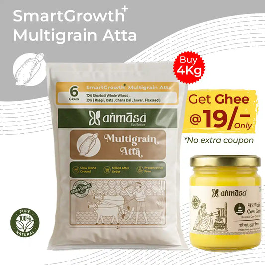 Multigrain Atta SmartGrowth+ + A2 Ghee Combo