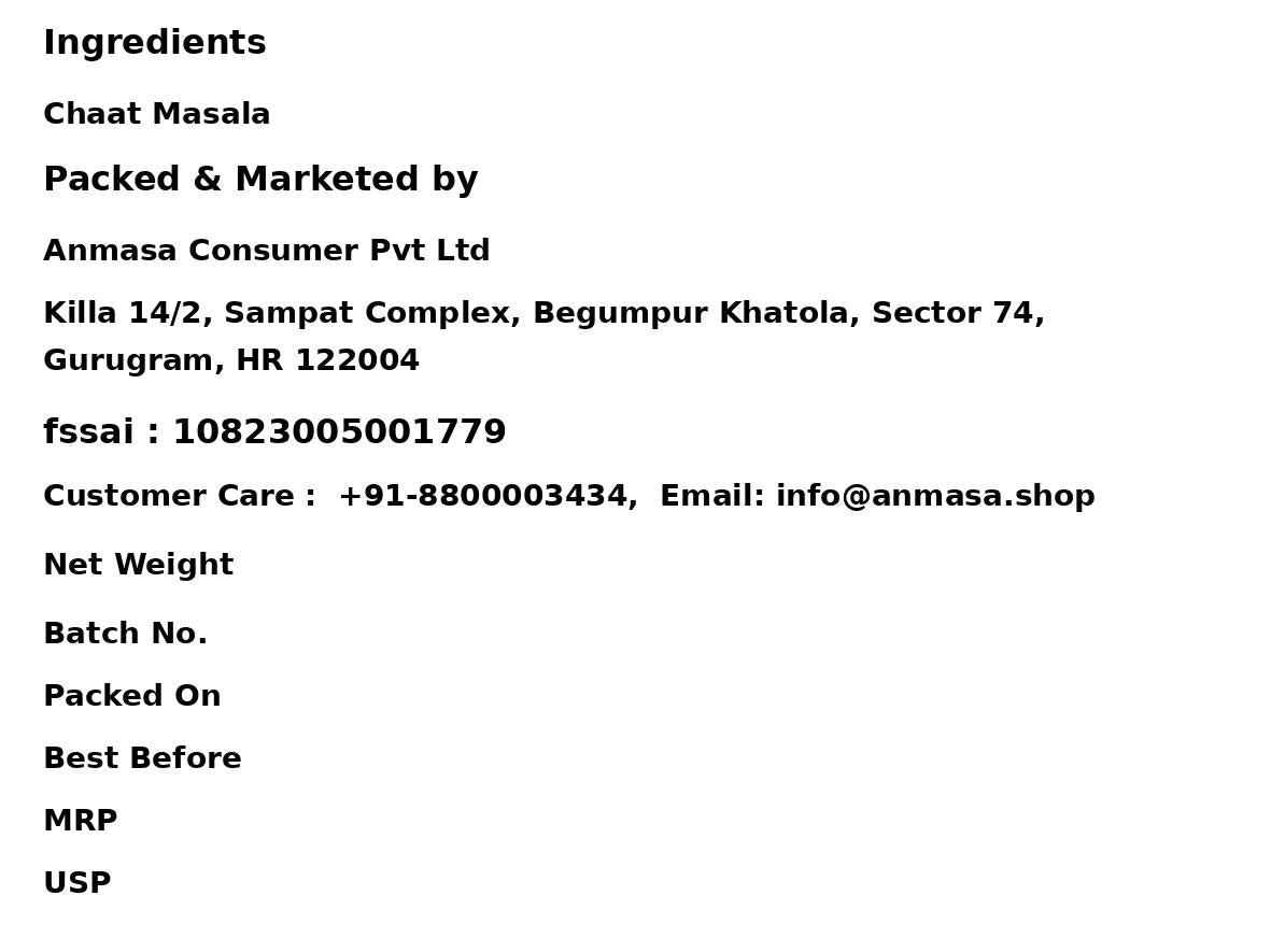 Chaat Masala