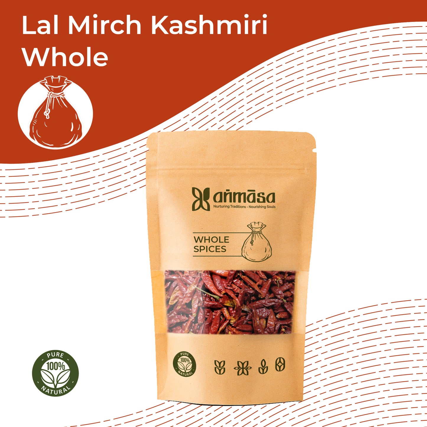 Kashmiri Mirch (Whole)