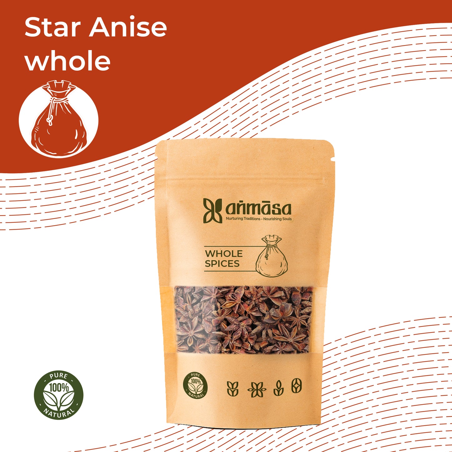 Chakra Phool (Star Anise) 50 gm